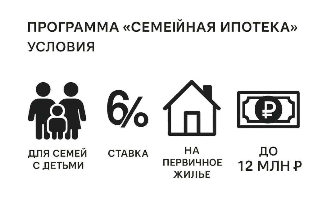 Кому доступна семейная ипотека?