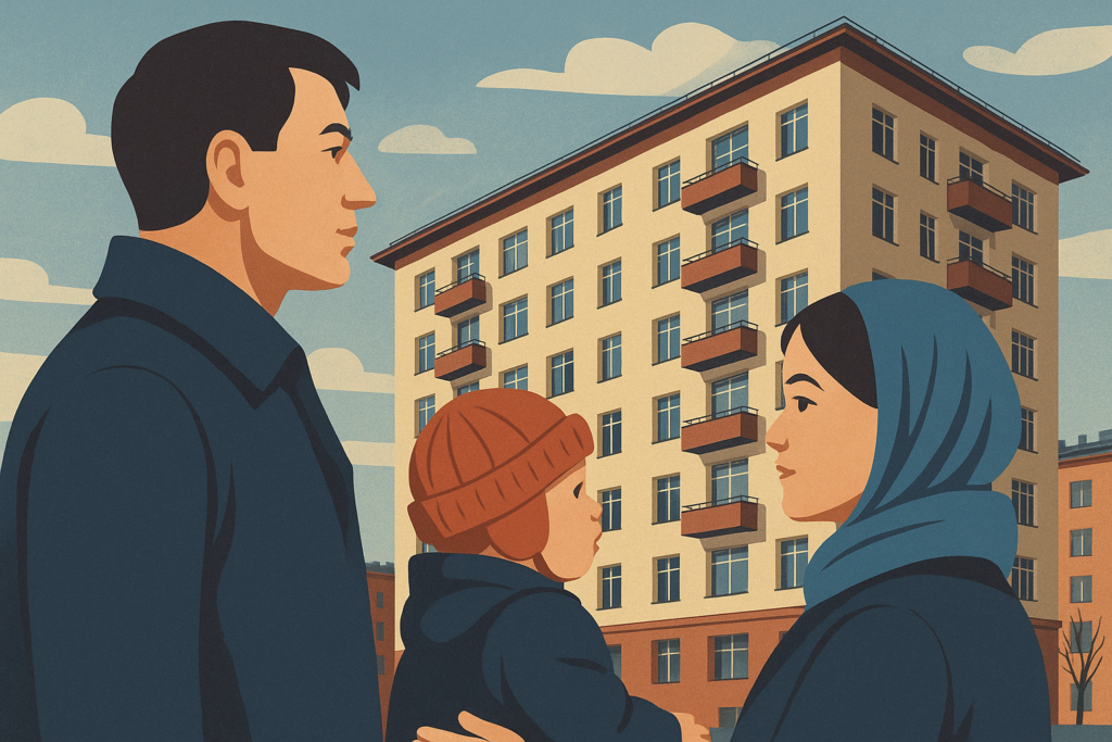 Семья берет ипотеку