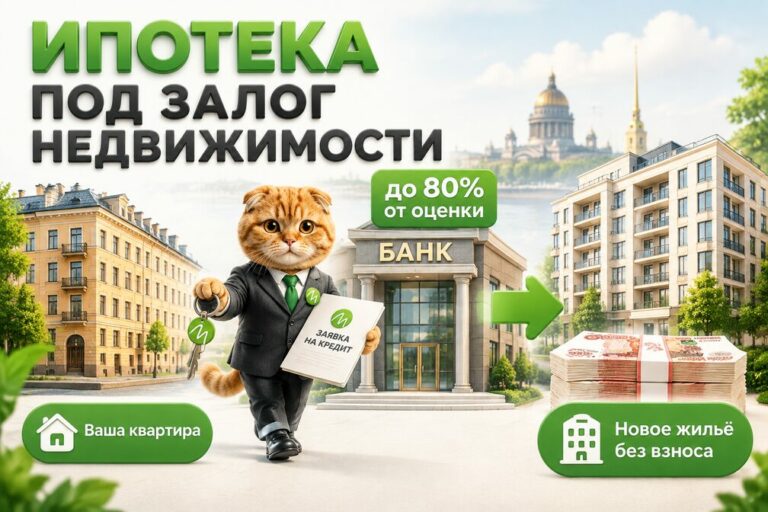 Иллюстрация к кейсу: Двухкомнатная под залог однокомнатной