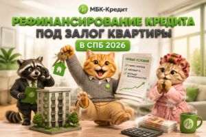 Рефинансирование кредита под залог квартиры в СПб 2026