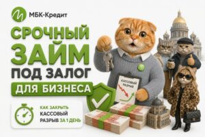 Срочный займ под залог для бизнеса: как закрыть кассовый разрыв за 1 день