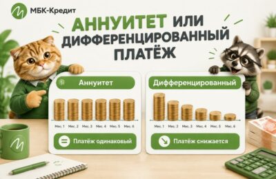 Сравнение аннуитетного и дифференцированного платежа: одинаковые столбики платежей против убывающих