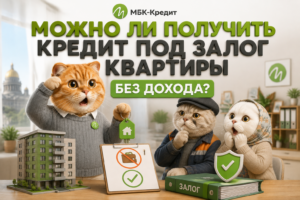 Можно ли получить кредит под залог квартиры без дохода?