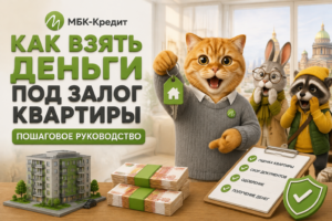 Как взять деньги под под залог квартиры. Пошаговое руководство.