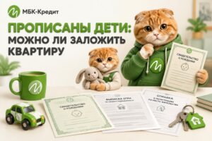 Можно ли получить кредит под залог квартиры, если в ней прописаны дети?
