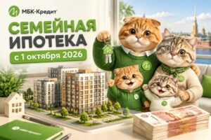 Семейная ипотека с 1 октября 2026 года: новые условия и ставки