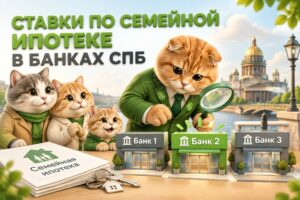 Где найти самую низкую ставку по семейной ипотеке в Санкт-Петербурге