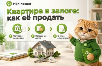 Схема продажи квартиры в залоге: согласие кредитора, погашение долга, снятие обременения