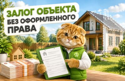 Эксперт МБК-Кредит с документами у дома, право на который ещё не оформлено