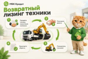 Возвратный лизинг: Как превратить технику в деньги, не теряя её