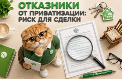 Проверка выписки и документов на квартиру с отказником от приватизации