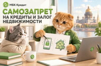 Эксперт МБК-Кредит объясняет клиенту, как самозапрет на кредиты связан с залогом недвижимости