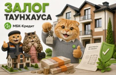 Займ под залог таунхауса в СПб