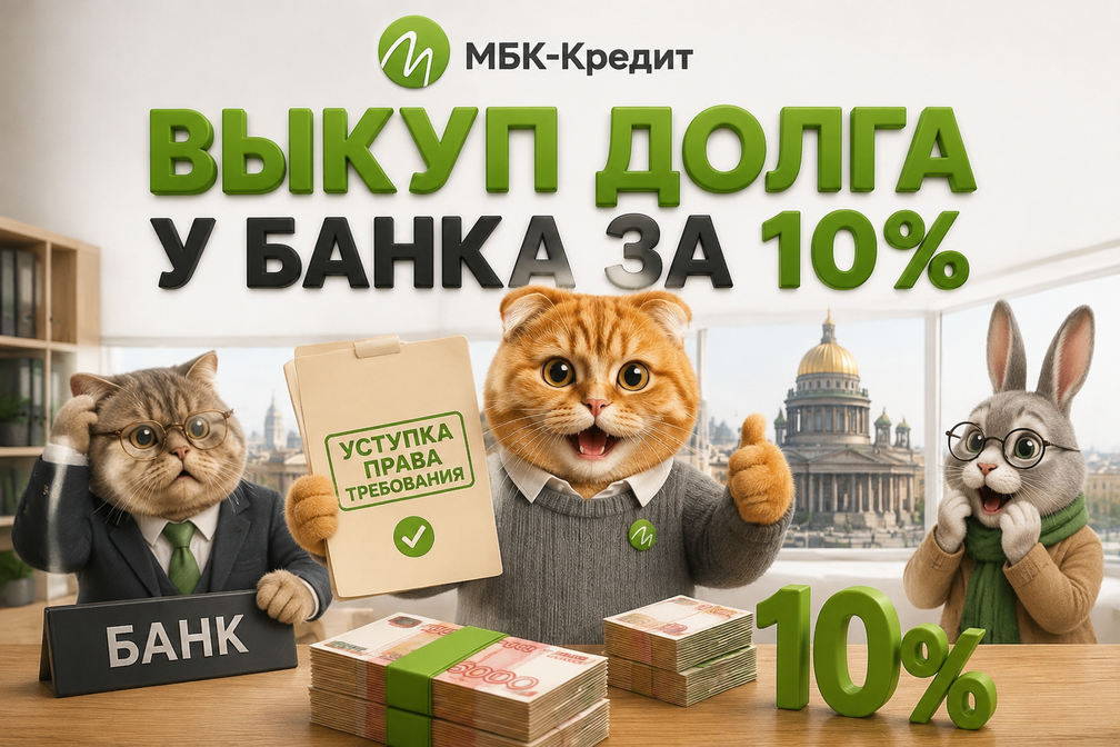Выкуп долга у банка за 10%: как работает цессия и когда она реально возможна
