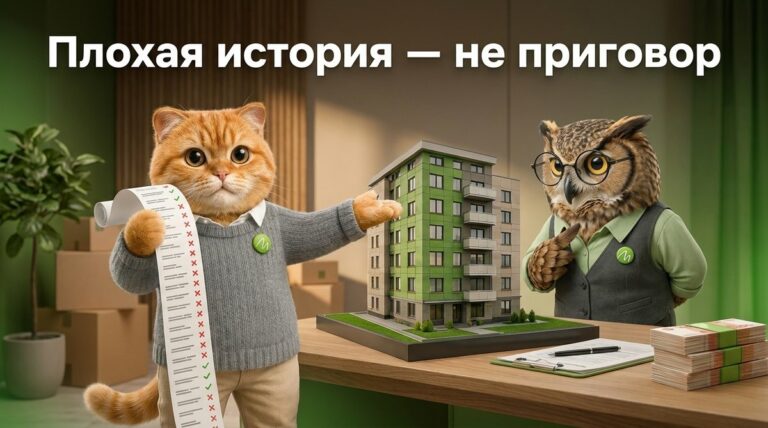 Иллюстрация к кейсу: 68 лет, плохая кредитная история