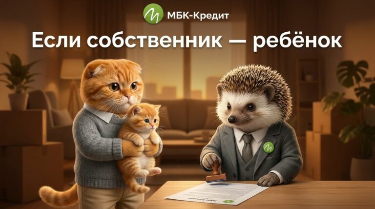 Иллюстрация к кейсу: Без справок о доходе, прописан ребёнок