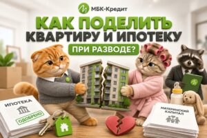 Раздел квартиры при разводе: ипотека, залог, маткапитал и все способы решения