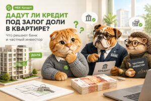 Дадут ли кредит под залог доли в квартире: что решают банк и частный инвестор