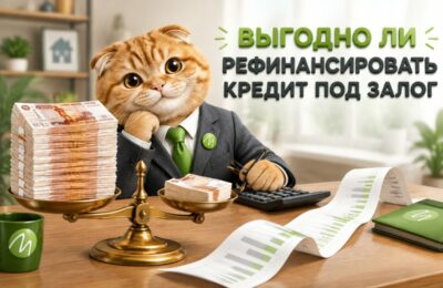 Расчёт выгоды при рефинансировании кредита под залог недвижимости: весы с деньгами, калькулятор и график платежей