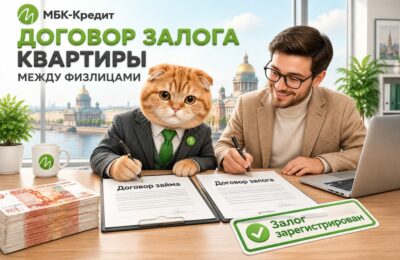 Договор залога квартиры между физическими лицами: оформление и регистрация