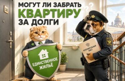Могут ли забрать квартиру за долги: единственное жильё защищено от взыскания
